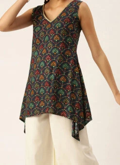 Mauve N Off White Cotton Kurta Set Festive Wear After Six Wear