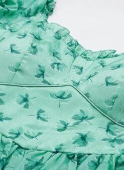 Mint Blue Chinon Digital Printed Dress After Six Wear 12 Mint Blue Chinon Digital Printed Dress After Six Wear -Indo Clothing Shop Mint Blue Chinon Digital Printed Dress DRBS02307630 rrc1