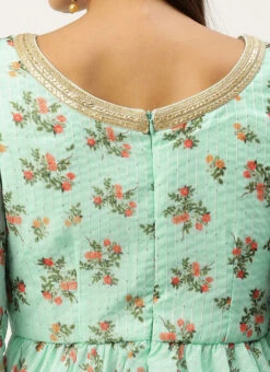 Bottom From Mint Green Digital Printed Embroidered Co Ords Set After Six Wear -Indo Clothing Shop Mint Green Digital Printed Embroidered Co Ords Set IWBS02211226 rrc2