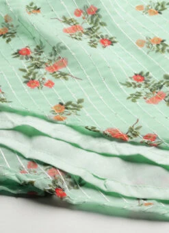 Bottom From Mint Green Digital Printed Embroidered Co Ords Set After Six Wear -Indo Clothing Shop Mint Green Digital Printed Embroidered Co Ords Set IWBS02211226 rrc4