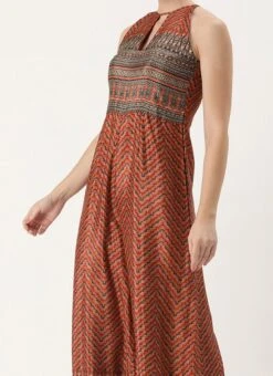 MultiColor Digital Print Jumpsuit Festive Wear -Indo Clothing Shop MultiColor Digital Print Jumpsuit DRBS02306383 b