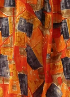 MultiColored Bell Sleeve Dress After Six Wear -Indo Clothing Shop MultiColored Bell Sleeve Dress DRBS02105352 rrc4