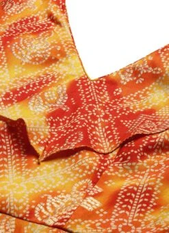 MultiColored Printed Cotton Knee Length Dress After Six Wear 12 MultiColored Printed Cotton Knee Length Dress After Six Wear -Indo Clothing Shop MultiColored Printed Cotton Knee Length Dress DRBS02105402 rrc1