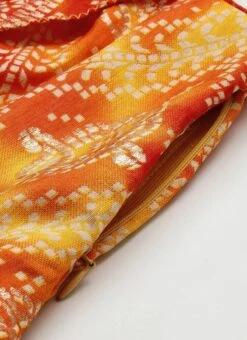 MultiColored Printed Cotton Knee Length Dress After Six Wear 14 MultiColored Printed Cotton Knee Length Dress After Six Wear -Indo Clothing Shop MultiColored Printed Cotton Knee Length Dress DRBS02105402 rrc3