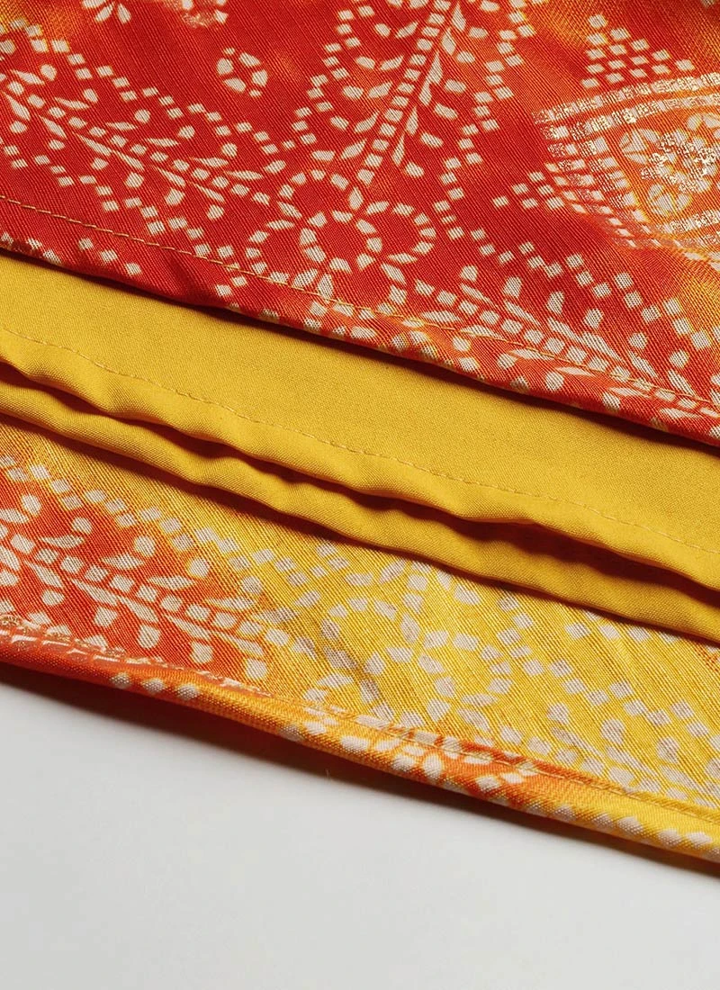 MultiColored Printed Cotton Knee Length Dress After Six Wear 8 MultiColored Printed Cotton Knee Length Dress After Six Wear - Image 8