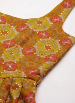 Multicolor N Beige Printed Kurta Set Festive Wear -Indo Clothing Shop Multicolor N Beige Printed Kurta Set KSBS02207334 rrc1