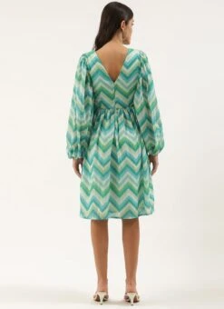 Multicolored Chinon Printed N Embroidered Maxi Dress After Six Wear 11 Multicolored Chinon Printed N Embroidered Maxi Dress After Six Wear -Indo Clothing Shop Multicolored Chinon Printed N Embroidered Maxi dress DRBS02205040 b