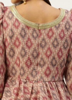 Top From Multicolored Digital Printed Georgette Co Ords Set After Six Wear -Indo Clothing Shop Multicolored Digital Printed Georgette Co Ords Set IWBS02211225 rrc2