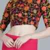 Multicolored Embroidered Blouse Festive Wear