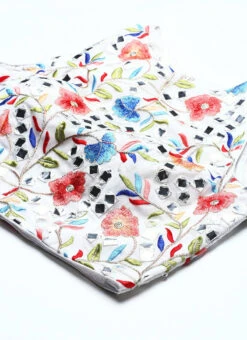 Multicolored Embroidered Blouse Wedding Wear -Indo Clothing Shop Multicolored Embroidered Blouse BLBS02303845 rrc1