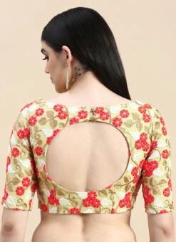 Multicolored Embroidered Net Blouse Festive Wear 13 Multicolored Embroidered Net Blouse Festive Wear -Indo Clothing Shop Multicolored Embroidered Net Blouse BLBS02210838 rrc2