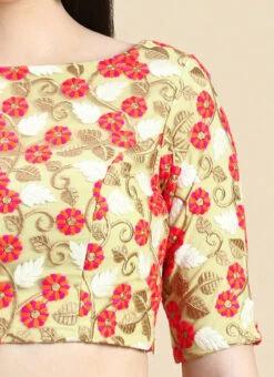 Multicolored Embroidered Net Blouse Festive Wear 14 Multicolored Embroidered Net Blouse Festive Wear -Indo Clothing Shop Multicolored Embroidered Net Blouse BLBS02210838 rrc3
