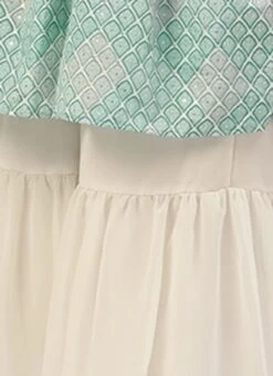 Top From Multicolored Georgette Embroidered Gharara Suit After Six Wear -Indo Clothing Shop Multicolored Georgette Embroidered Gharara Suit IWBS02209754 rrc4