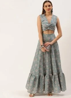 Multicolored Modal Digital Printed Dress Festive Wear After Six Wear 10 Multicolored Modal Digital Printed Dress Festive Wear After Six Wear -Indo Clothing Shop Multicolored Modal Digital printed Dress DRBS02210955 u