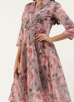 Multicolored N Mauve Kurta Set Festive Wear After Six Wear