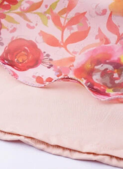 Multicolored Organza Asymmetrical Length Dress After Six Wear -Indo Clothing Shop Multicolored Organza Asymmetrical Length Dress IWBS02004359 rrc2