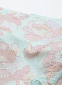 Bottom From Multicolored Organza Gharara Set After Six Wear -Indo Clothing Shop Multicolored Organza Gharara Set IWBS02210924 rrc1