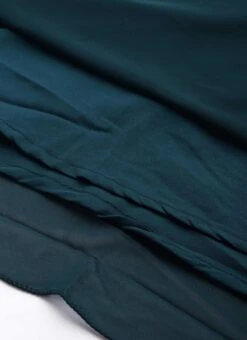 Multicolored Organza Jacket N Teal Blue Dress Festive Wear -Indo Clothing Shop Multicolored Organza Jacket N Teal Blue Dress DRBS02303652 rrc4