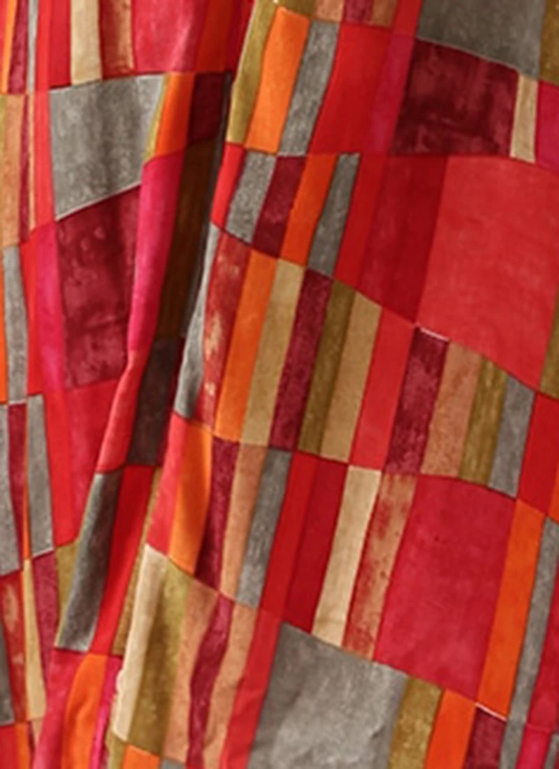 Multicolored Printed A Line Dress After Six Wear 8 Multicolored Printed A Line Dress After Six Wear - Image 8