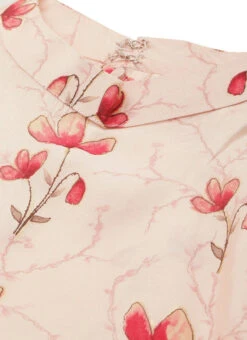 Off White Chanderi Modal Halter Neck Kurta Set After Six Wear -Indo Clothing Shop Off White Chanderi Modal Halter Neck Kurta Set KSBS02111075 rrc1