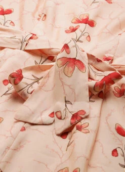 Off White Chanderi Modal Satin Collar Neck Jumpsuit After Six Wear -Indo Clothing Shop Off White Chanderi Modal Satin Collar Neck Jumpsuit DRBS02111127 rrc3