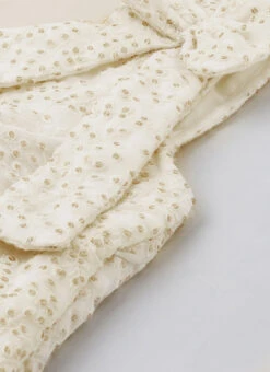 Off White Embroidered Kali Style One Shoulder Gown Party Wear -Indo Clothing Shop Off White Embroidered Kali Style One Shoulder Gown IWBS02007375 rrc1