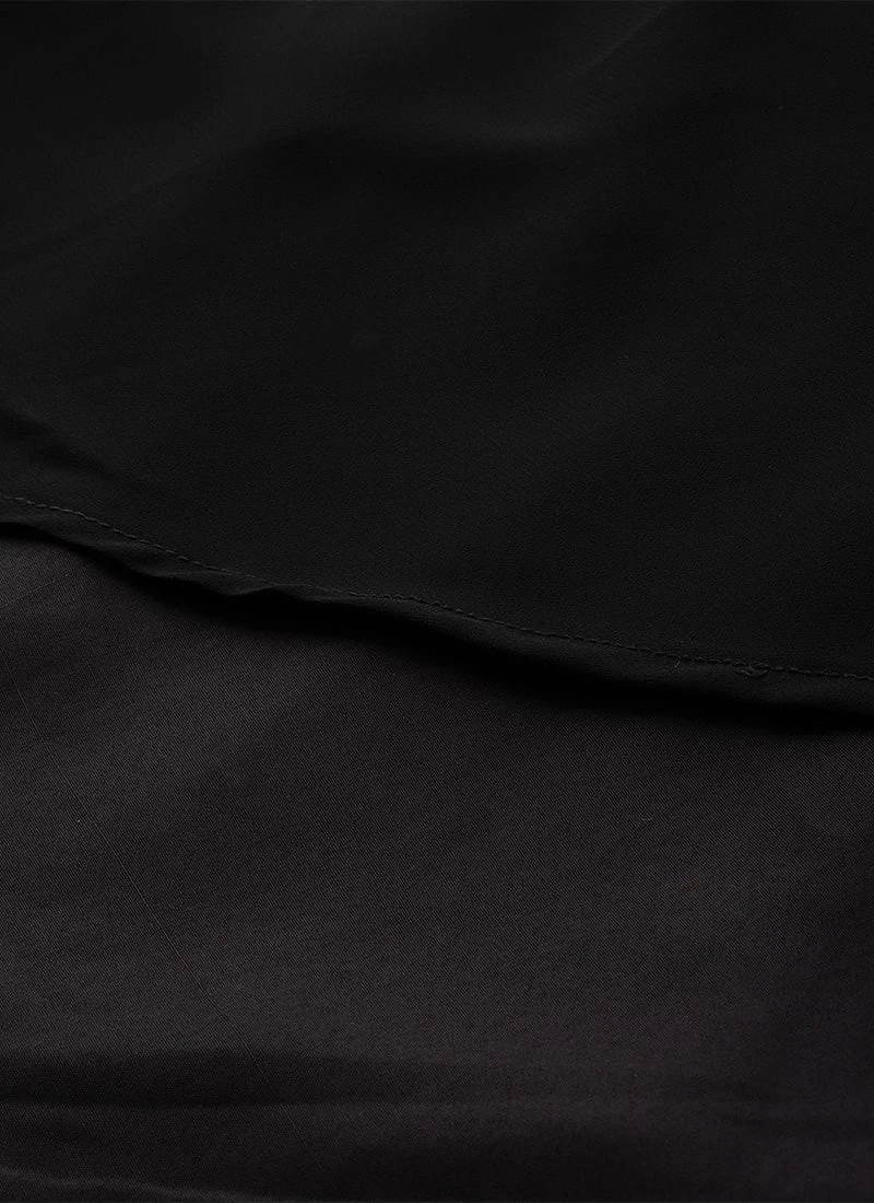 Off White N Black Embroidered Jacket Style Gown After Six Wear 8 Off White N Black Embroidered Jacket Style Gown After Six Wear - Image 8