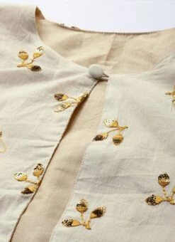 Off White N Black Embroidered Jacket Style Gown After Six Wear 13 Off White N Black Embroidered Jacket Style Gown After Six Wear -Indo Clothing Shop Off White N Black Embroidered Jacket Style Gown IWBS01910263 rrc2