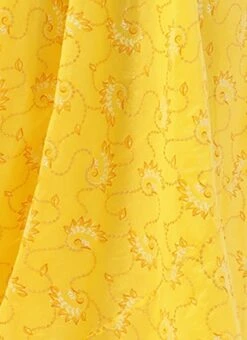 Off White N Yellow Foil Printed Gown Festive Wear 15 Off White N Yellow Foil Printed Gown Festive Wear -Indo Clothing Shop Off White N Yellow Foil Printed Gown IWBS02209689 rrc4 1