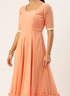 Jacket From Off White Net Embroidered Jacket Style Gown