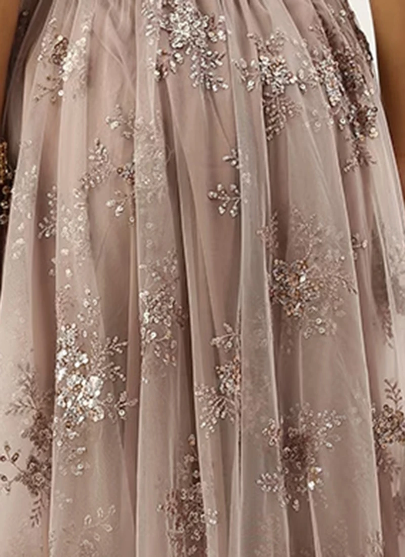 Off White Net Full Circular Skirt Party Wear 6 Off White Net Full Circular Skirt Party Wear - Image 6