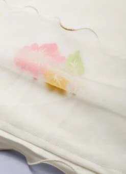 Off White Pleated Yoke Organza Dress After Six Wear 12 Off White Pleated Yoke Organza Dress After Six Wear -Indo Clothing Shop Off White Pleated Yoke Organza Dress DRBS02110893 rrc2