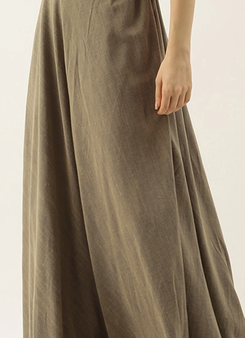 Olive Green Viscose Skirt After Six Wear 1 Olive Green Viscose Skirt After Six Wear