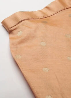 Skirt From Peach Art Silk Jacquard Co Ords Set After Six Wear -Indo Clothing Shop Peach Art Silk Jacquard Co Ords Set IWBS02211099 rrc3