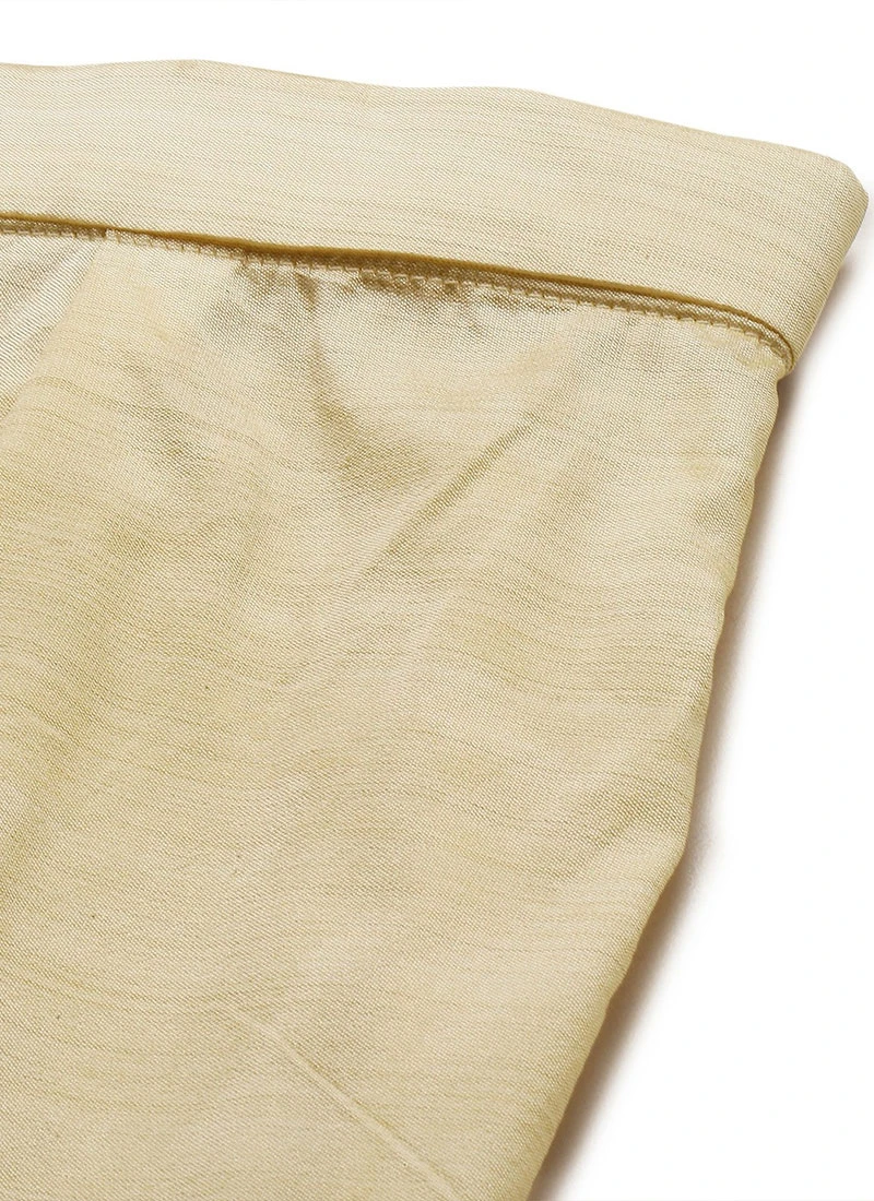 Peach Foil Print N Beige Straight Pant Suit Festive Wear 6 Peach Foil Print N Beige Straight Pant Suit Festive Wear - Image 6