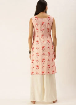 Peach N Off White Kurta Palazzo Set After Six Wear Festive Wear 11 Peach N Off White Kurta Palazzo Set After Six Wear Festive Wear -Indo Clothing Shop Peach N Off White Kurta Palazzo Set KSBS02111092 b