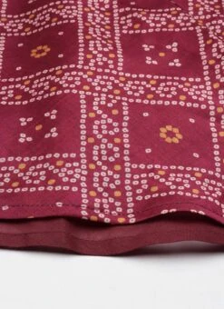 Pink Art Silk Digital Printed Off Shoulder Dress Festive Wear -Indo Clothing Shop Pink Art Silk Digital Printed Off Shoulder Dress DRBS02205893 rrc4