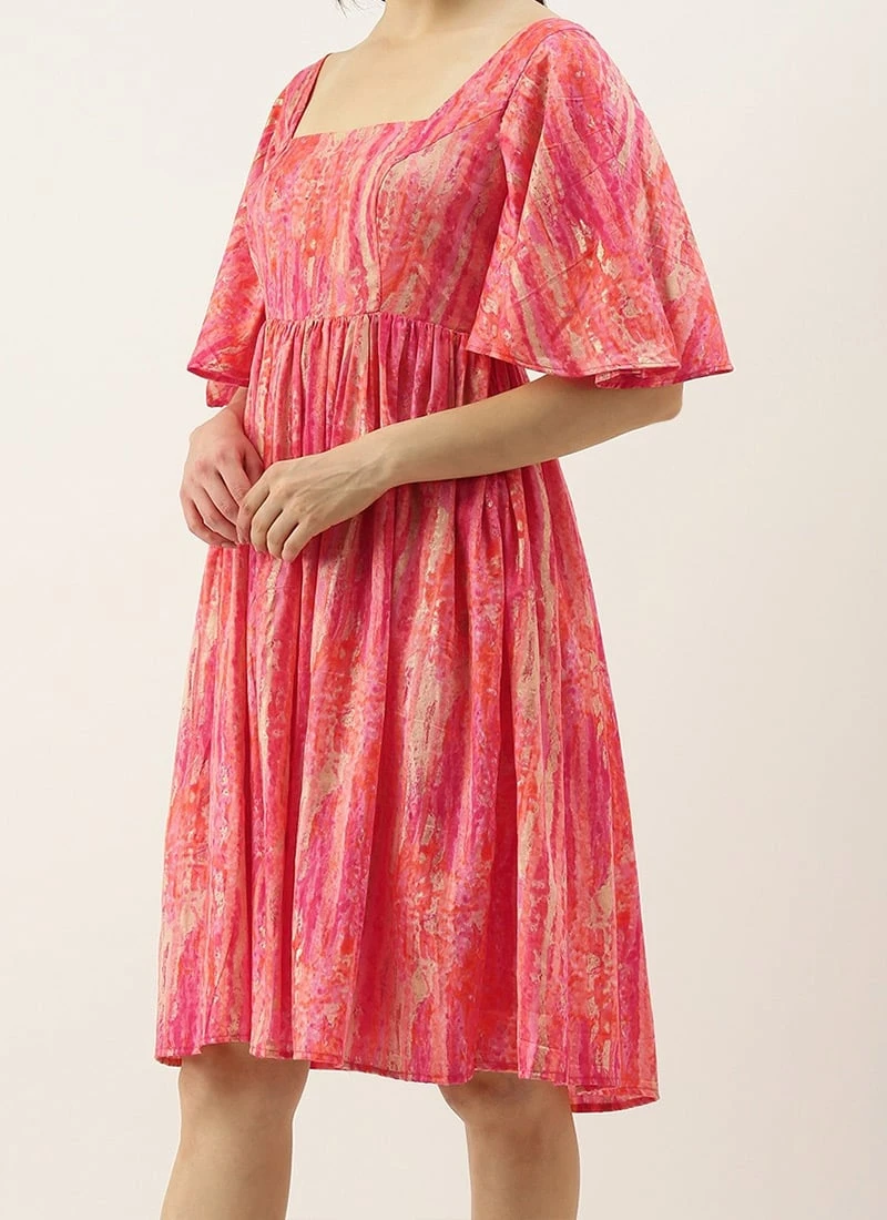 Pink Bell Sleeve Dress After Six Wear 1 Pink Bell Sleeve Dress After Six Wear