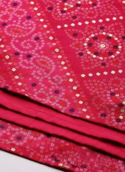 Pink Chanderi Art Silk A Line Kurta Set Festive Wear -Indo Clothing Shop Pink Chanderi Art Silk A Line Kurta Set KSBS02202372 rrc4