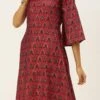 Pink Chanderi Art Silk Dress After Six Wear