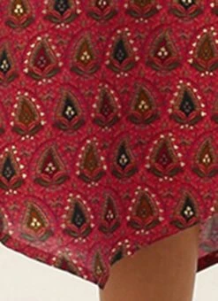 Pink Chanderi Art Silk Dress After Six Wear -Indo Clothing Shop Pink Chanderi Art Silk Dress DRBS02206247 rrc4