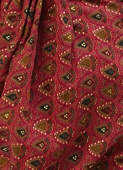 Pink Chanderi Art Silk Maxi Dress Festive Wear -Indo Clothing Shop Pink Chanderi Art Silk Maxi Dress DRBS02207321 rrc4