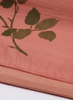 Pink Chanderi Silk Puff Sleeve Dress Festive Wear 15 Pink Chanderi Silk Puff Sleeve Dress Festive Wear -Indo Clothing Shop Pink Chanderi Silk Puff Sleeve Dress DRBS02012714 rrc4