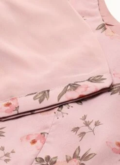 Pink Digital Printed Gathers Dress After Six Wear -Indo Clothing Shop Pink Digital Printed Gathers Dress DRBS02110847 rrc3