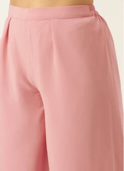 Pink Digital Printed Organza Kurta Set Festive Wear -Indo Clothing Shop Pink Digital Printed Organza Kurta Set KSBS02109740 rrc2