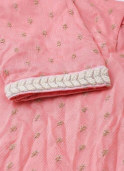 Pink Embroidered Calf Length Kurta Set After Six Wear 13 Pink Embroidered Calf Length Kurta Set After Six Wear -Indo Clothing Shop Pink Embroidered Calf Length Kurta Set KSBS02007262 rrc2