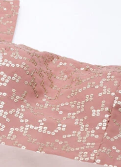 Pink Embroidered Georgette Layered Gown Festive Wear 12 Pink Embroidered Georgette Layered Gown Festive Wear -Indo Clothing Shop Pink Embroidered Georgette Layered Gown IWBS02110017 rrc1