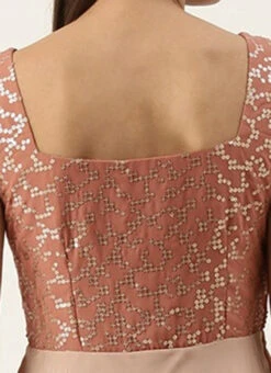 Pink Embroidered Georgette Layered Gown Festive Wear 13 Pink Embroidered Georgette Layered Gown Festive Wear -Indo Clothing Shop Pink Embroidered Georgette Layered Gown IWBS02110017 rrc2