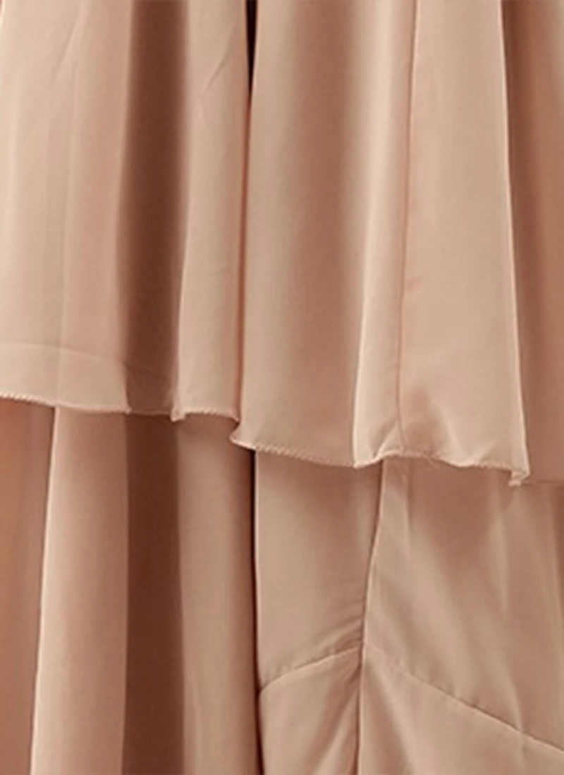 Pink Embroidered Georgette Layered Gown Festive Wear 7 Pink Embroidered Georgette Layered Gown Festive Wear - Image 7