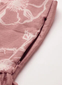 Pink Foil Print Chinnon N Beige Satin Kurta Sets After Six Wear -Indo Clothing Shop Pink Foil Print Chinnon N Beige Satin Kurta Sets KSBS02203483 rrc3